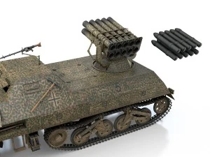 sdkfz 4 - panzerwerfer 42 - 7pd 3D Model