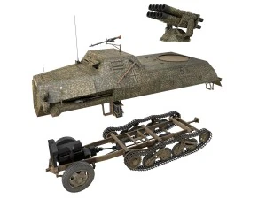 sdkfz 4 - panzerwerfer 42 - 7pd 3D Model