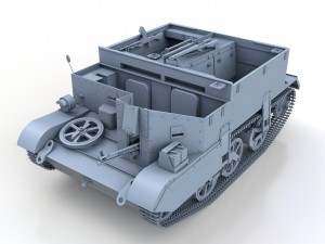 universal carrier mk2 - bren carrier Modelo 3D
