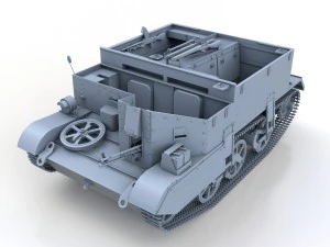 universal carrier mk2 - bren carrier 3D Model