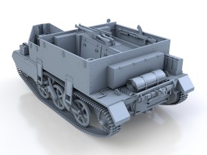 universal carrier mk2 - bren carrier Modelo 3D