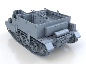 universal carrier mk2 - bren carrier 3D Model