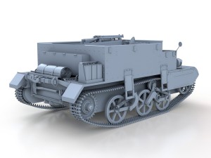 universal carrier mk2 - bren carrier Modelo 3D