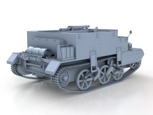 universal carrier mk2 - bren carrier 3D Model