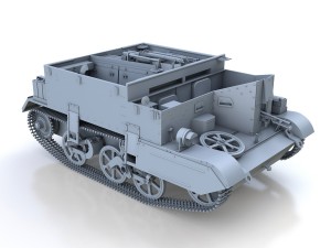 universal carrier mk2 - bren carrier Modelo 3D