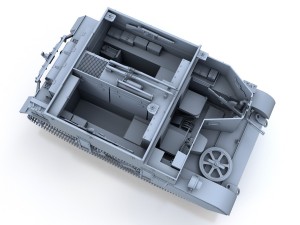 universal carrier mk2 - bren carrier Modelo 3D