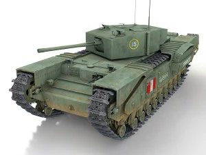 churchill mk iii - margie 3D Model