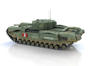 churchill mk iii - margie 3Dモデル