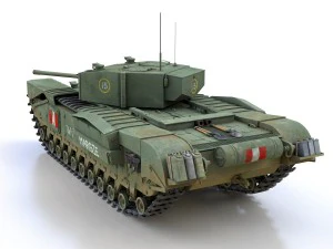 churchill mk iii - margie 3D Model