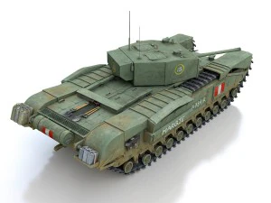 churchill mk iii - margie 3D Model