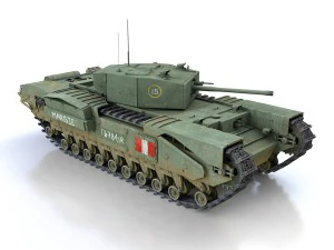 churchill mk iii - margie 3D Model