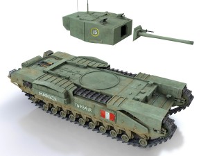 churchill mk iii - margie 3Dモデル