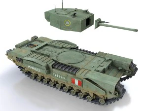 churchill mk iii - margie 3D Model