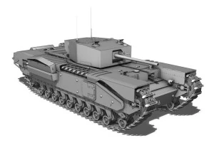 churchill mk iii - margie 3D Model