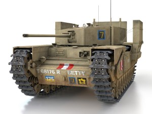 churchill mk iii - betty Modèle 3D