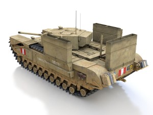 churchill mk iii - betty Modèle 3D