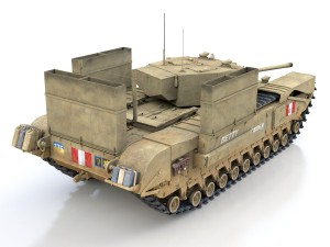 churchill mk iii - betty Modèle 3D