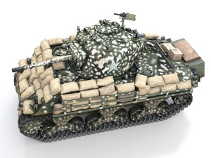 m4a3 75 w sherman - 25tb 3Dモデル