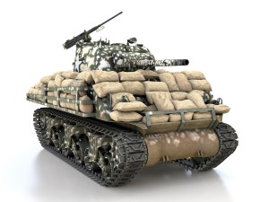 m4a3 75 w sherman - 25tb 3Dモデル