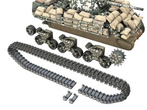 m4a3 75 w sherman - 25tb 3Dモデル