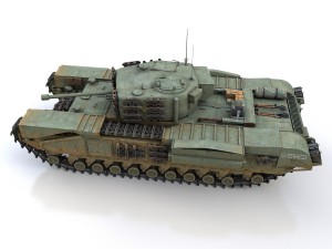 churchill mk iv - t67201r 3D 모델