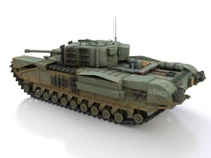 churchill mk iv - t67201r 3D Model