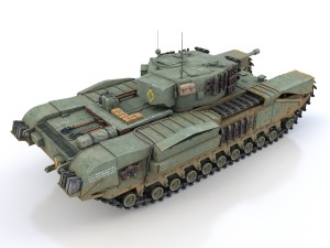 churchill mk iv - t67201r 3D 모델