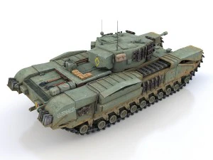 churchill mk iv - t67201r 3D Model