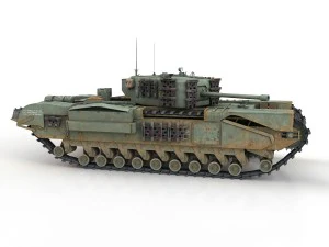 churchill mk iv - t67201r 3D Model
