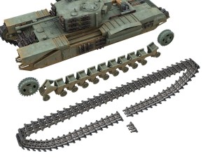 churchill mk iv - t67201r 3D 모델