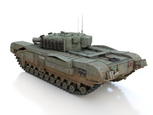 churchill mk iv avre - t32369 Model 3D