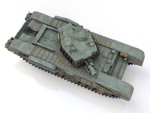 churchill mk iv avre - t32369 Model 3D