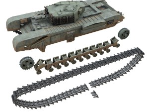 churchill mk iv avre - t32369 Model 3D