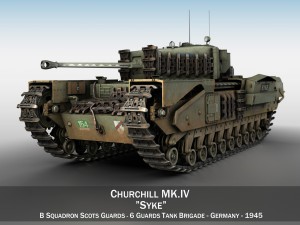 churchill mk iv - syke 3D Model