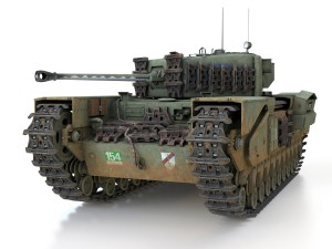 churchill mk iv - syke 3D Model