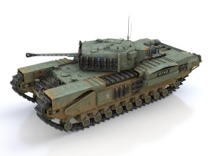churchill mk iv - syke 3D Model