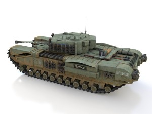 churchill mk iv - syke 3D Model