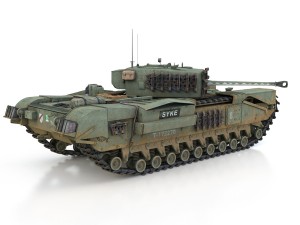 churchill mk iv - syke 3D Model