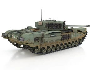 churchill mk iv - syke Modelo 3D