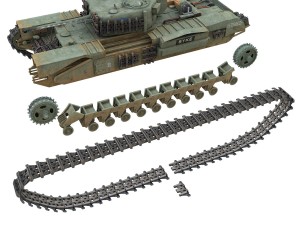 churchill mk iv - syke 3D Model