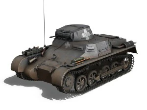 pzkpfw 1 - panzer 1 - ausf a - 22 3D Model