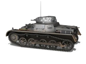 pzkpfw 1 - panzer 1 - ausf a - 22 3D Model