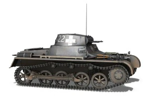 pzkpfw 1 - panzer 1 - ausf a - 22 3D Model
