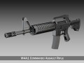 colt m4 commando assault rifle Modello 3D