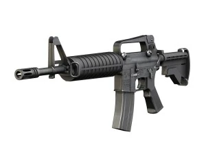 colt m4 commando assault rifle 3D Model