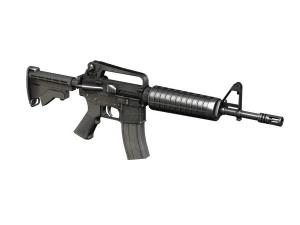 colt m4 commando assault rifle 3D Model