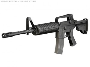 colt m4a1 carbine assault rifle 3D Model