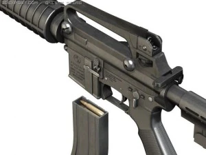 colt m4a1 carbine assault rifle 3D Model