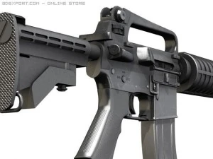 colt m4a1 carbine assault rifle 3D Model