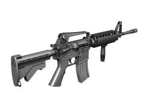 colt m4a1 carbine ris assault rifle 3D Model
